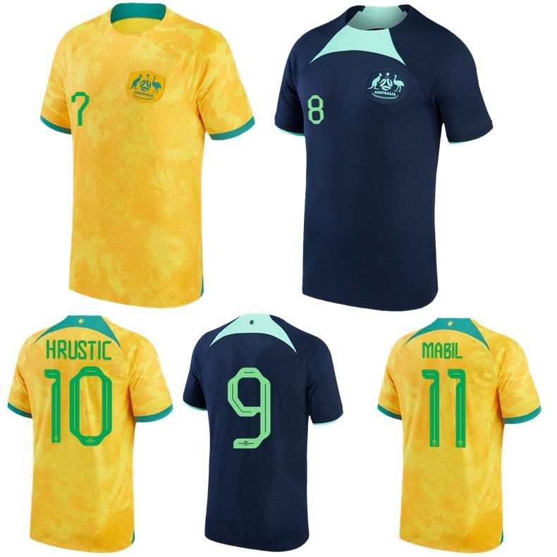 Player Fans 2022 2023 Australia Soccer Jerseys Worlds Cup LECKIE MACLAREN HRUSTIC MABIL DEGENEK MOOY national team home away football shirt, Home+2022
Player Fans 2022 2023 Australia Soccer Jerseys Worlds Cup LECKIE MACLAREN HRUSTIC MABIL DEGENEK MOOY national team home away football shirt, Home+2022