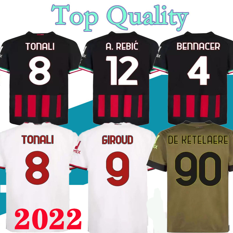 Fans player IBRAHIMOVIC 22 23 soccer jersey AC MILANS GIROUD R.LEAO BENNACER Theo ROMAGNOLI FLORENZI TONALI REBIC 2022 2023 football shirt maillot men kit aways, Home player
Fans player IBRAHIMOVIC 22 23 soccer jersey AC MILANS GIROUD R.LEAO BENNACER Theo ROMAGNOLI FLORENZI TONALI REBIC 2022 2023 football shirt maillot men kit aways, Home player