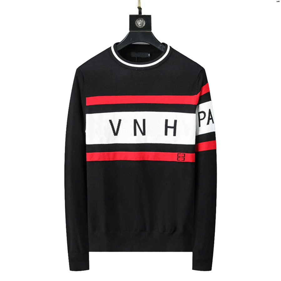Men s sweater black white and red stitching color New brand color alphabet pattern Casual wool multiple sports sweaters stylish comfortable pilling Street 3XL
Men s sweater black white and red stitching color New brand color alphabet pattern Casual wool multiple sports sweaters stylish comfortable pilling Street 3XL