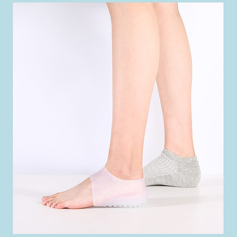 Shoe Parts Accessories Silicone Invisible Height Increase Insole 1.5CM 2.5CM 3.5CM Lift Upgrade Soft Socks Shoes Pad for Men Women drop 220924