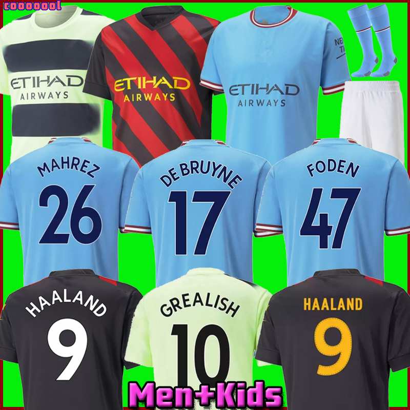 HAALAND soccer jersey 22 23 DE BRUYNE PHILLIPS MANS CITIES GREALISH STERLING MAHREZ FODEN 2022 2023 football tops shirt uniforms men kids kit third Boys youth 666, 22/23 kids 3rd
HAALAND soccer jersey 22 23 DE BRUYNE PHILLIPS MANS CITIES GREALISH STERLING MAHREZ FODEN 2022 2023 football tops shirt uniforms men kids kit third Boys youth 666, 22/23 kids 3rd