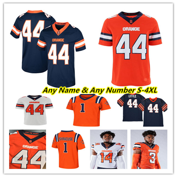 Syracuse College Football Jersey Kyle McCord LeQuint Allen Trebor Pena Oronde Gadsden II Umari Hatcher Justin Barron Derek McDonald Fadil Diggs Denis Jaquez Jr 4XL