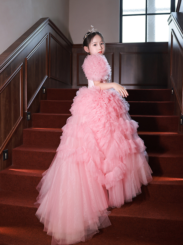 Vintage Krikor Jabotian Flower Girl Dress For Weddings Pretty Tiered Kids First Communion gowns Lovely Little baby Pageant Dress 2023