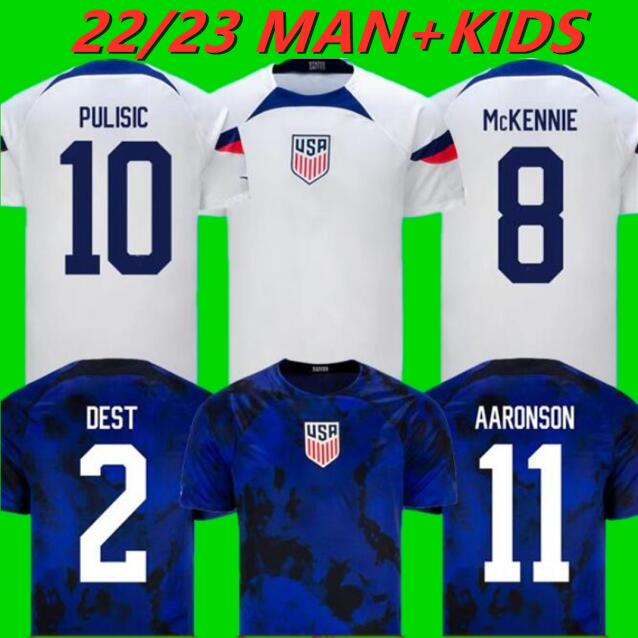 2022 PULISIC USAS AARONSON 2022 2023 soccer jersey ECUADOR HOME AWAY THIRD men kids kits united football shirt top quality REYNA McKENNIE DEST 680, 22/23
2022 PULISIC USAS AARONSON 2022 2023 soccer jersey ECUADOR HOME AWAY THIRD men kids kits united football shirt top quality REYNA McKENNIE DEST 680, 22/23