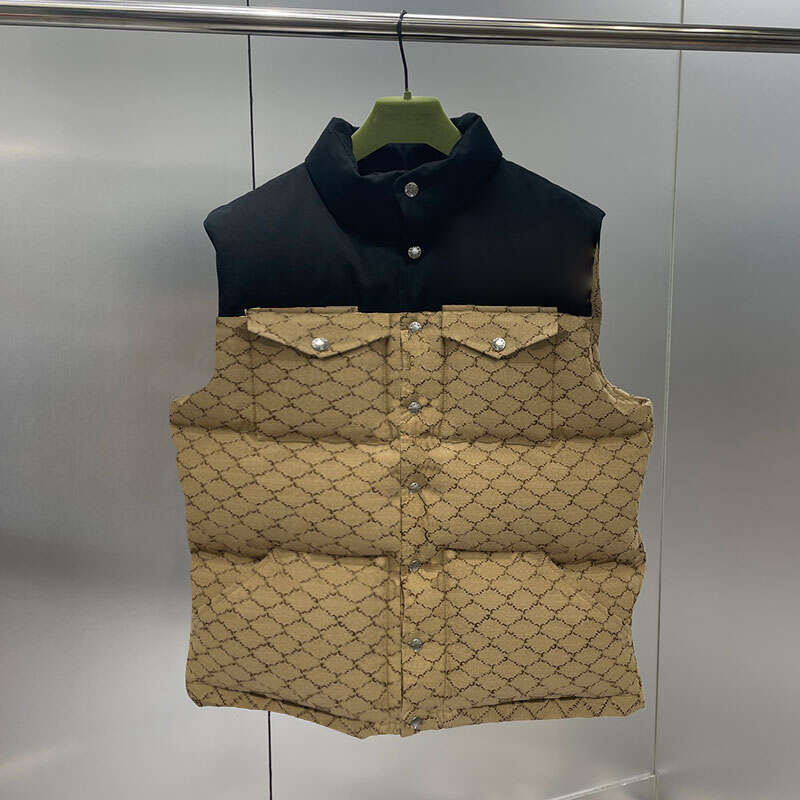 Designer Vest Jackets Winter Mens Puffer Jacket Womens Fashion Warm Down Coats Stylish Letter Print Vest Men Classic Parkas Coat Outerwear, Brown
Designer Vest Jackets Winter Mens Puffer Jacket Womens Fashion Warm Down Coats Stylish Letter Print Vest Men Classic Parkas Coat Outerwear, Brown