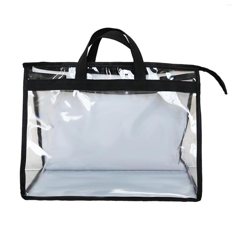 Storage Bags Clear Dust-proof Bag Protable Women Purse Handbag Dust Cover With Zipper Water Proof Protector NI 
Storage Bags Clear Dust-proof Bag Protable Women Purse Handbag Dust Cover With Zipper Water Proof Protector NI