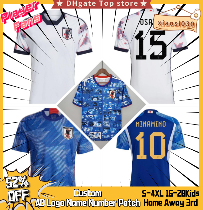 2022 Japan jersey Japanese wOrLD cUp soccer Jersey 22 23 Home Away MINAMINO OSAKO NAGATOMO YOSHIDA HARAGUCHI ATOM Player Football Shirt HONDA men kids kit maillot, 22 23 home player+patch
2022 Japan jersey Japanese wOrLD cUp soccer Jersey 22 23 Home Away MINAMINO OSAKO NAGATOMO YOSHIDA HARAGUCHI ATOM Player Football Shirt HONDA men kids kit maillot, 22 23 home player+patch