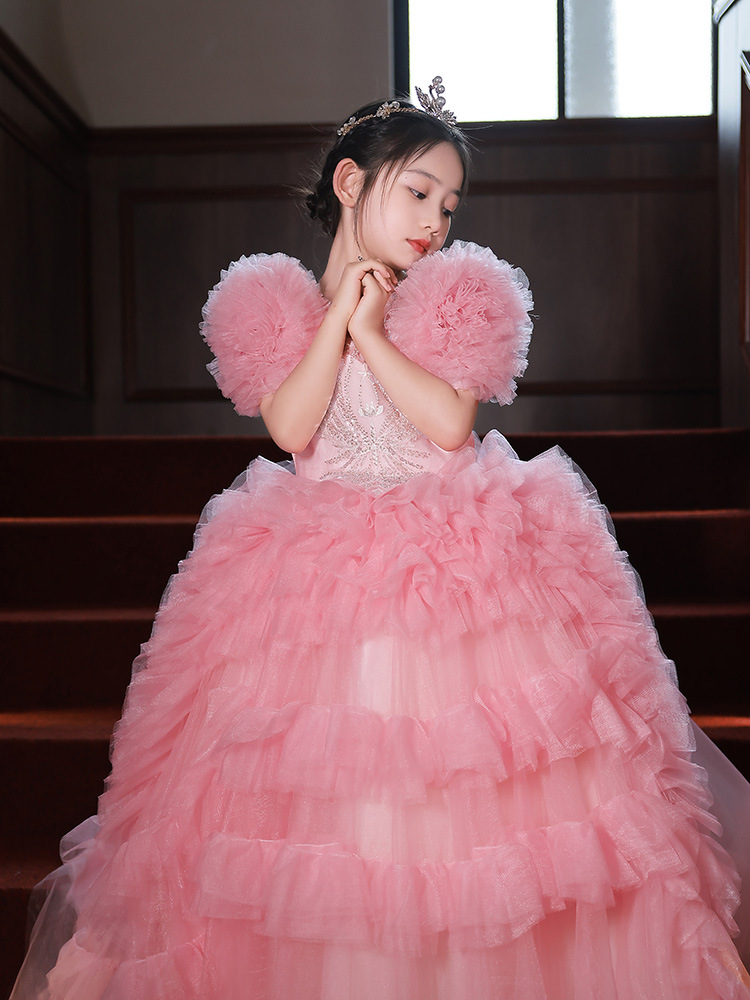 Vintage Krikor Jabotian Flower Girl Dress For Weddings Pretty Tiered Kids First Communion gowns Lovely Little baby Pageant Dress 2023