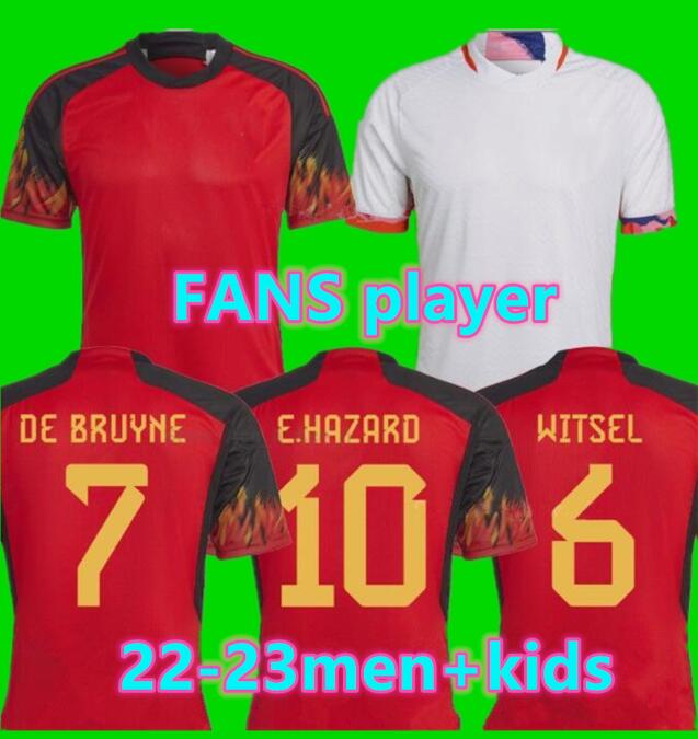 BELGIUM 2022 World Cup soccer jerseys National Team DE BRUYNE HAZARD COURTOIS LUKAKU TIELEMANS 22 23 Michy Batshuayi Kevin KOMPANY men kids set Football Shirt Kits, Away player
BELGIUM 2022 World Cup soccer jerseys National Team DE BRUYNE HAZARD COURTOIS LUKAKU TIELEMANS 22 23 Michy Batshuayi Kevin KOMPANY men kids set Football Shirt Kits, Away player