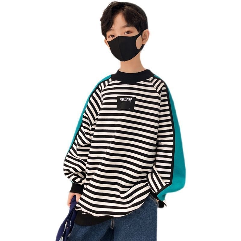 Pullover Children Sweatshirts For Boys Cotton Coat Long Sleeve Baby Boy Tops Kids Spring Fall Clothes 5 6 7 8 9 10 11 12 13 14 Years 220924