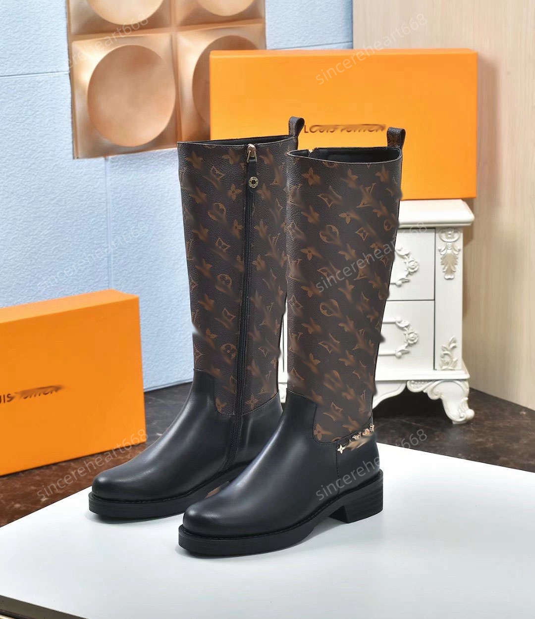 2022 Black motorcycle speed knitting print leather Martin boots elastic cloth sleev, This option does not ship
2022 Black motorcycle speed knitting print leather Martin boots elastic cloth sleev, This option does not ship