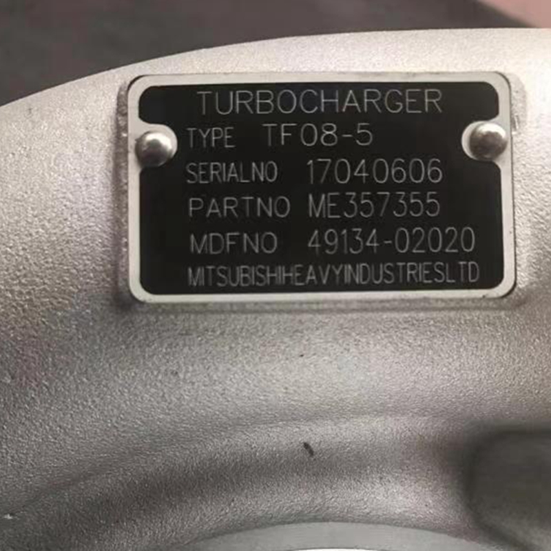 New Turbo TF08 TF08-5 ME357355 49134-02020 49134-02050 For Mitubishi Fuso Truck & Bus 4913402020 48134 04020 Turbocharger