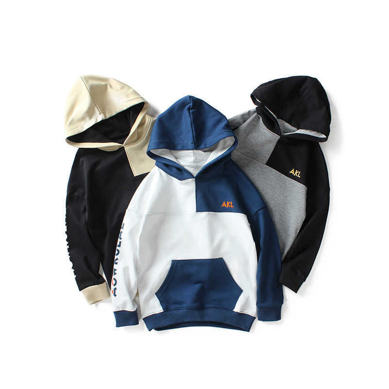 Pullover Spring Fall Fashion Children Hoodies Clothes Kids Boys Hooded Tops Teenage Cotton Long Sleeve Sweatshirts 4 8 12 13Yrs 220924
