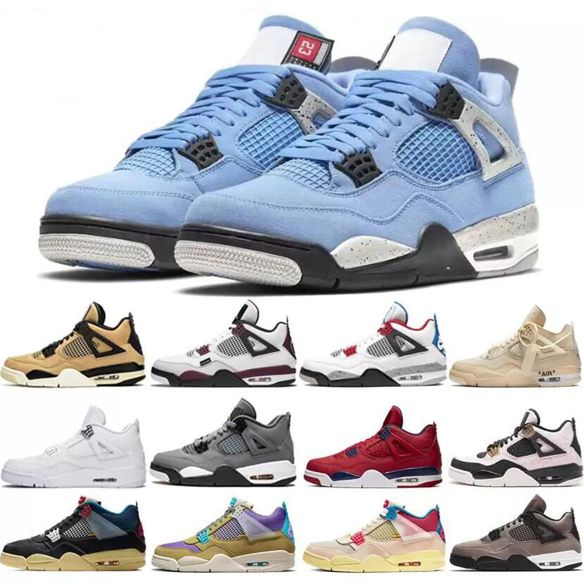 2022 University Blue Jumpman 4 4s mens Basketball Shoes white guava ice oreo sail noir metallic purple black cat bred shimmer, Cool grey
2022 University Blue Jumpman 4 4s mens Basketball Shoes white guava ice oreo sail noir metallic purple black cat bred shimmer, Cool grey