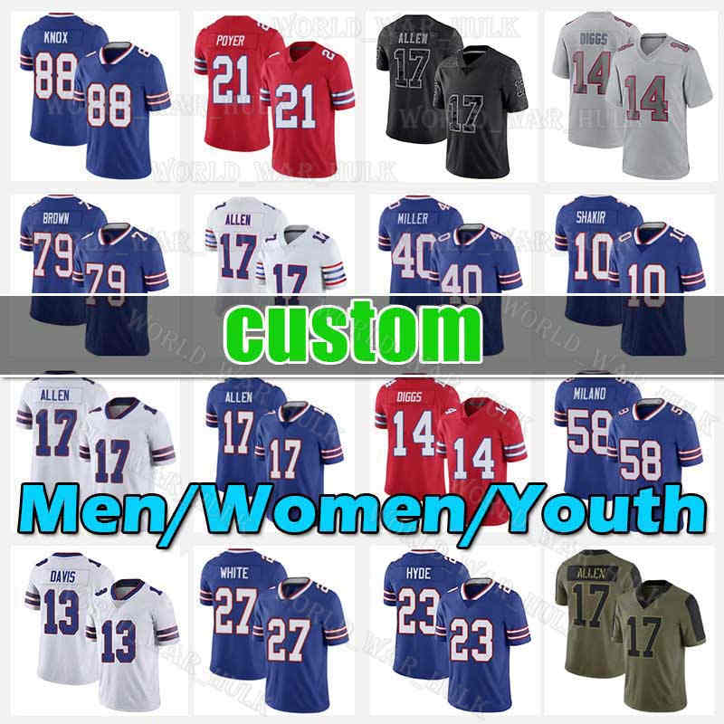 17 Josh Allen Jersey 14 Stefon Diggs Football TreDavious White Von Miller Buffalos Gabriel Davis Dawson Knox Micah Hyde Billes Matt Milano Kaiir Elam James Cook Poyer, Men jersey(b e)
17 Josh Allen Jersey 14 Stefon Diggs Football TreDavious White Von Miller Buffalos Gabriel Davis Dawson Knox Micah Hyde Billes Matt Milano Kaiir Elam James Cook Poyer, Men jersey(b e)