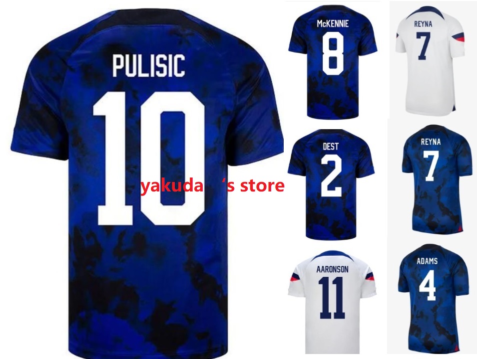 10 PULISIC Customized Thai Quality Soccer Jerseys Football 8 McKENNIE 13 MORGAN LLOYD 15 RAPINOE 9 Ferreira yakuda Morris Musah Dest Robinson 2022 local Home Away, 22-23 home white
10 PULISIC Customized Thai Quality Soccer Jerseys Football 8 McKENNIE 13 MORGAN LLOYD 15 RAPINOE 9 Ferreira yakuda Morris Musah Dest Robinson 2022 local Home Away, 22-23 home white