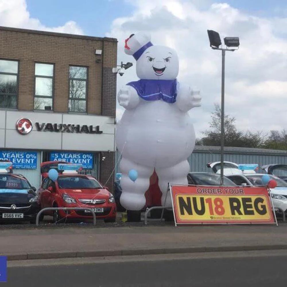 Halloween Decoration inflatable stay puft marshmallow man ghostbusters model for advertising