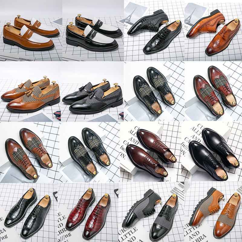 Italian luxury brand printing pattern men's shoes handmade solid color Pu stitching suede round head hook set fashion business shoes loafers large size 38-46, 9196 black
Italian luxury brand printing pattern men's shoes handmade solid color Pu stitching suede round head hook set fashion business shoes loafers large size 38-46, 9196 black