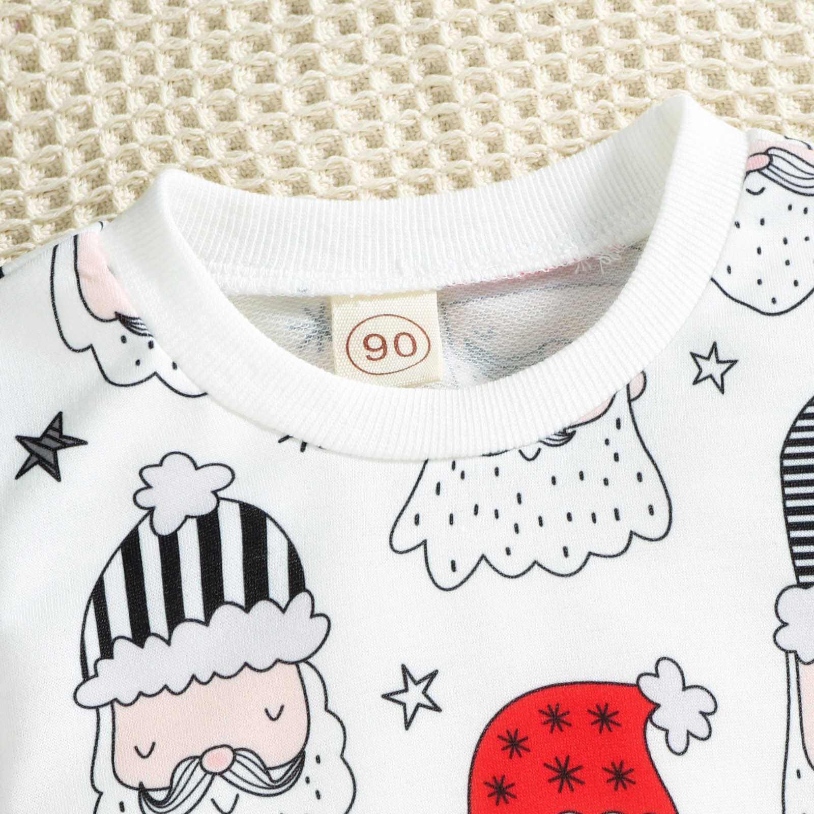 Pullover Toddler Boys Girls Christmas Long Sleeve Cartoon Santa Sweatshirt Tops Undershirts Size 5 6 Teen Crop Top 220924