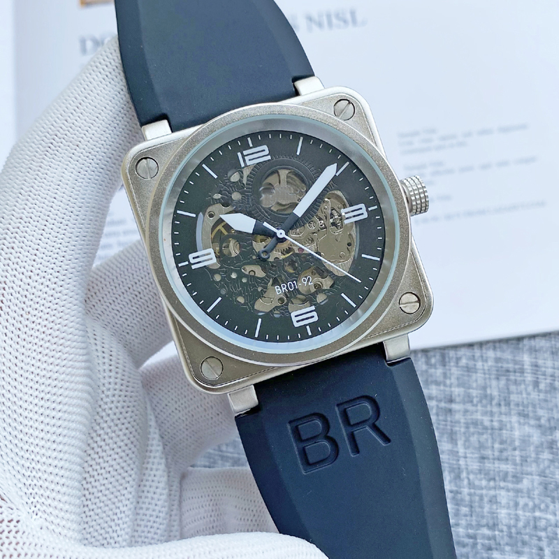 Top Quality 44MM mens bell watch waterproof automatic movement mechanical sapphire glass stainless steel men ross wristwatches
Top Quality 44MM mens bell watch waterproof automatic movement mechanical sapphire glass stainless steel men ross wristwatches