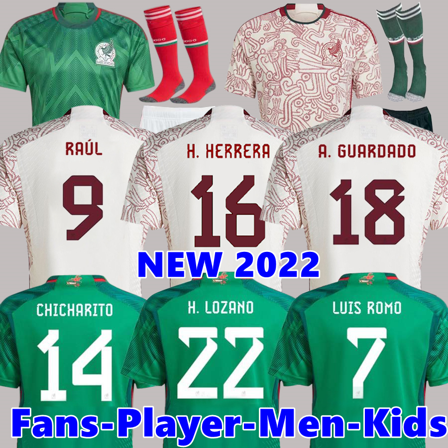 2022 2023 Mexico soccer jerseys player fans version H.LOZANO CHICHARITO RAUL G DOS SANTOS WORLD 22 23 CUP GUARDADO football shirt men kids sets uniform, 2022 home kids+socks
2022 2023 Mexico soccer jerseys player fans version H.LOZANO CHICHARITO RAUL G DOS SANTOS WORLD 22 23 CUP GUARDADO football shirt men kids sets uniform, 2022 home kids+socks