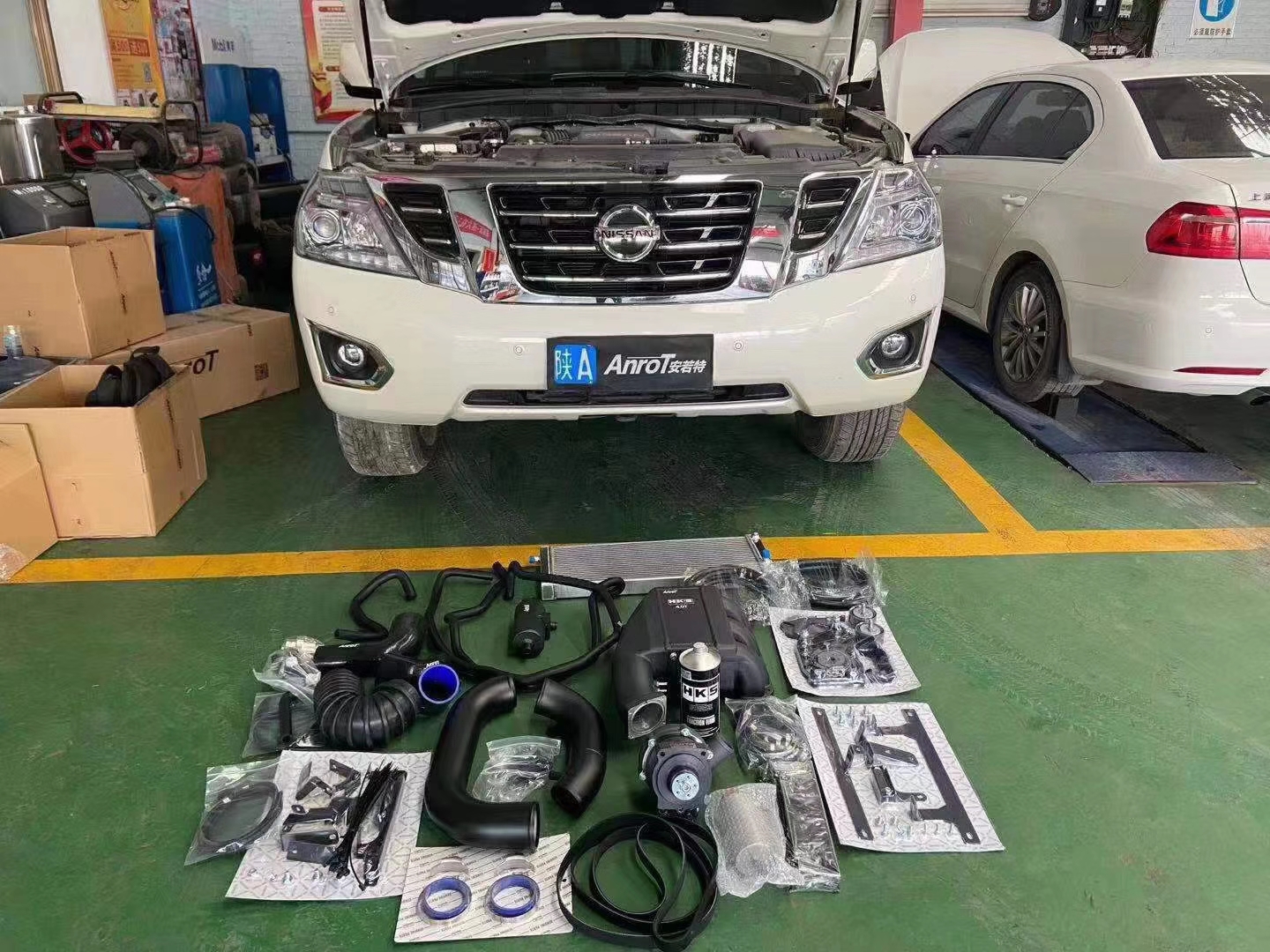 Mechanical Turbocharger For Patrol 4.0T Modification kits Anrot-HKS Turbo HKS Supercharger