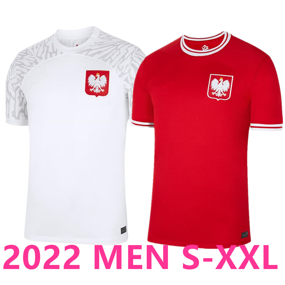 2022 LEWANDOWSKI Polska Soccer Jerseys Home away uniform Polonia GROSICKI PISZCZEK MILIK Jersey Men size S- football Shirts uniforms, 22/23 away
2022 LEWANDOWSKI Polska Soccer Jerseys Home away uniform Polonia GROSICKI PISZCZEK MILIK Jersey Men size S- football Shirts uniforms, 22/23 away