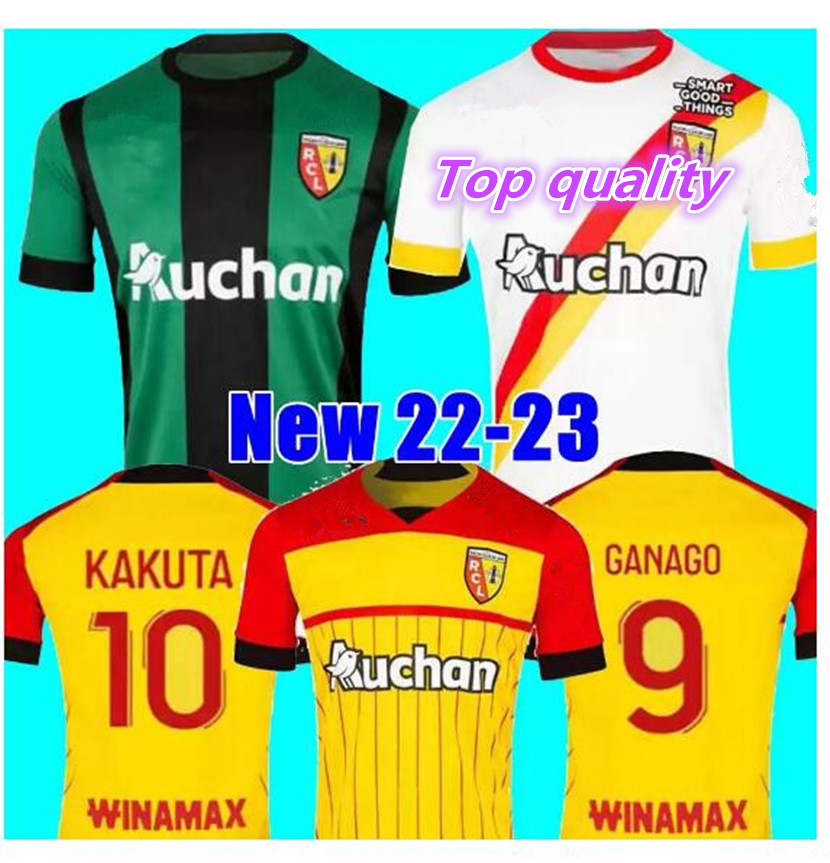 2022 RC Lens away maillot soccer jerseys 22 23 KAKUTA OPENDA 27 GANAGO SOTOCA FOFANA GRADIT FORTES Football Shirts 2023 k home BUKSA CABOT BANZA POREBA 13
2022 RC Lens away maillot soccer jerseys 22 23 KAKUTA OPENDA 27 GANAGO SOTOCA FOFANA GRADIT FORTES Football Shirts 2023 k home BUKSA CABOT BANZA POREBA 13