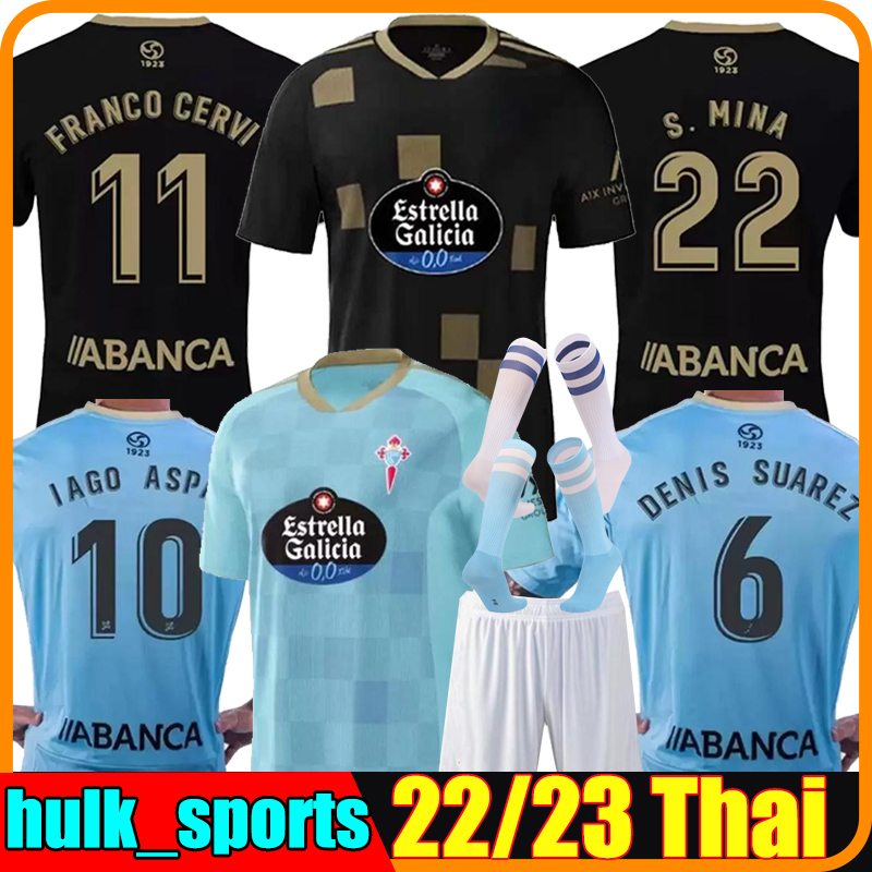 22/23 Celta de Vigo IAGO ASPAS Soccer Jerseys 2022 2023 FRANCO CERVI S.MINA BRAIS MENDEZ HUGO MALLO NOLITO men kids Kits sock Full sets Football Shirt uniform, 22-23 away
22/23 Celta de Vigo IAGO ASPAS Soccer Jerseys 2022 2023 FRANCO CERVI S.MINA BRAIS MENDEZ HUGO MALLO NOLITO men kids Kits sock Full sets Football Shirt uniform, 22-23 away