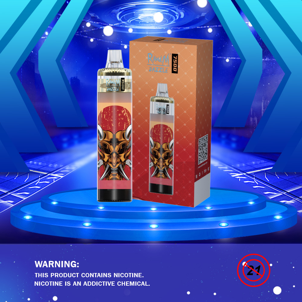 RandM dazzle 7500 puffs disposable E cigarette with verified code mesh coil new released disposable vape
RandM dazzle 7500 puffs disposable E cigarette with verified code mesh coil new released disposable vape