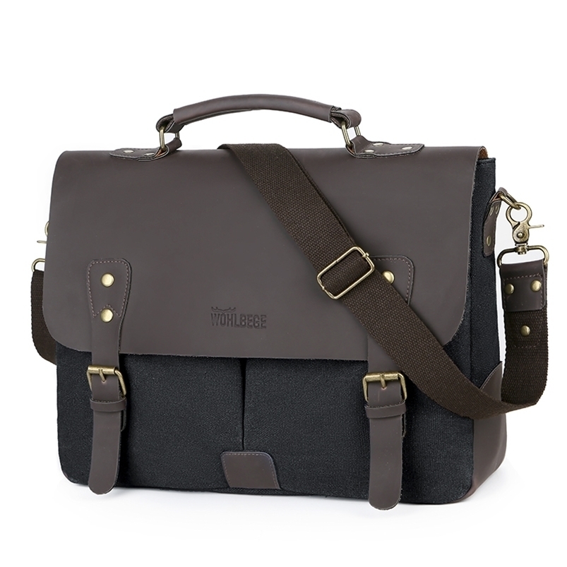 Briefcases Fashion Business Laptop Bag Canvas Briefcase Men Shoulder 14 " Computer Handbag Vintage Male Messenger Work 220923, Gray
Briefcases Fashion Business Laptop Bag Canvas Briefcase Men Shoulder 14 " Computer Handbag Vintage Male Messenger Work 220923, Gray