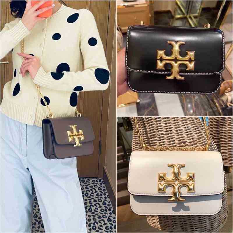 2022 Handbags torysburchs mail Eleanor Single Shoulder Messenger Lingge TB small gold brick chain bag wm, White trumpet
2022 Handbags torysburchs mail Eleanor Single Shoulder Messenger Lingge TB small gold brick chain bag wm, White trumpet