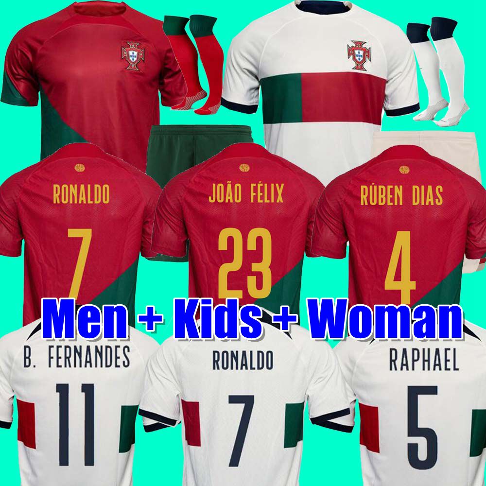Men's Tracksuits 22 23 Portuguesa JOAO FELIX soccer jerseys RUBEN NEVES BRUNO RONALDO FERNANDES Portugieser 2022 Portuguese football shirt Men Kids Woman kit, Home kids
Men's Tracksuits 22 23 Portuguesa JOAO FELIX soccer jerseys RUBEN NEVES BRUNO RONALDO FERNANDES Portugieser 2022 Portuguese football shirt Men Kids Woman kit, Home kids