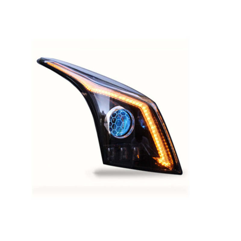 Auto Headlights For Cadillac ATS-L 20 14-20 18 ATS L Headlights LED DRL Running Lights Bi-Xenon Beam Fog Lights Angel Eyes