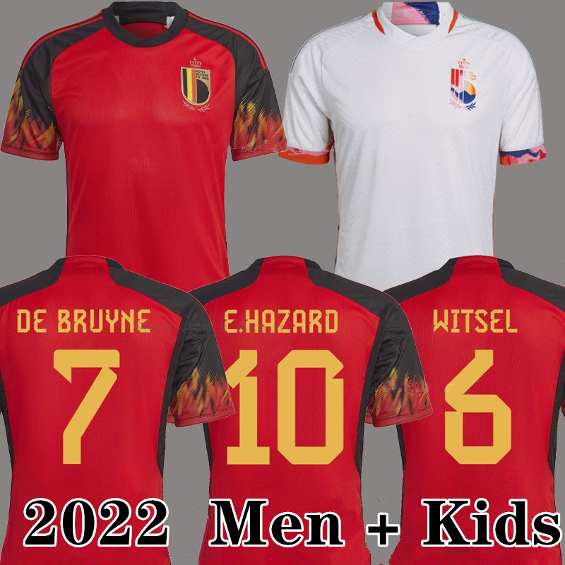 2022 Belgium Soccer Jersey E.HAZARD T.HAZARD R.LUKAKU TIELEMANS 22 23 DE BRUYNE WITSEL BATSHUAYI MERTENS Football Shirt men kids Kits Jerseys, Color 6
2022 Belgium Soccer Jersey E.HAZARD T.HAZARD R.LUKAKU TIELEMANS 22 23 DE BRUYNE WITSEL BATSHUAYI MERTENS Football Shirt men kids Kits Jerseys, Color 6