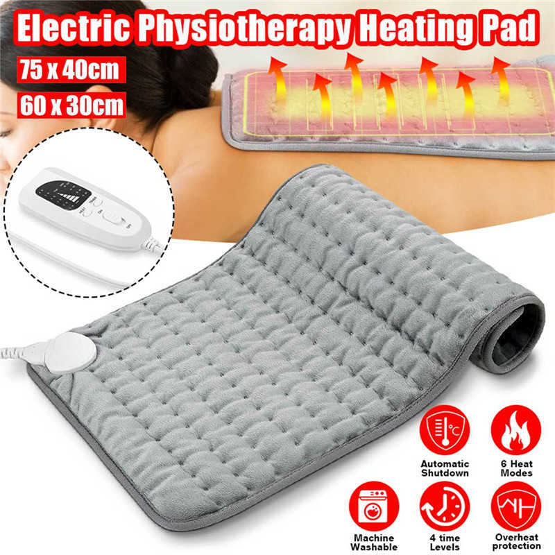 110V-240V Electric Heating Pad Blanket Timer Physiotherapy Heating Pad For Shoulder Neck Back Spine Leg Pain Relief Winter Warm
110V-240V Electric Heating Pad Blanket Timer Physiotherapy Heating Pad For Shoulder Neck Back Spine Leg Pain Relief Winter Warm