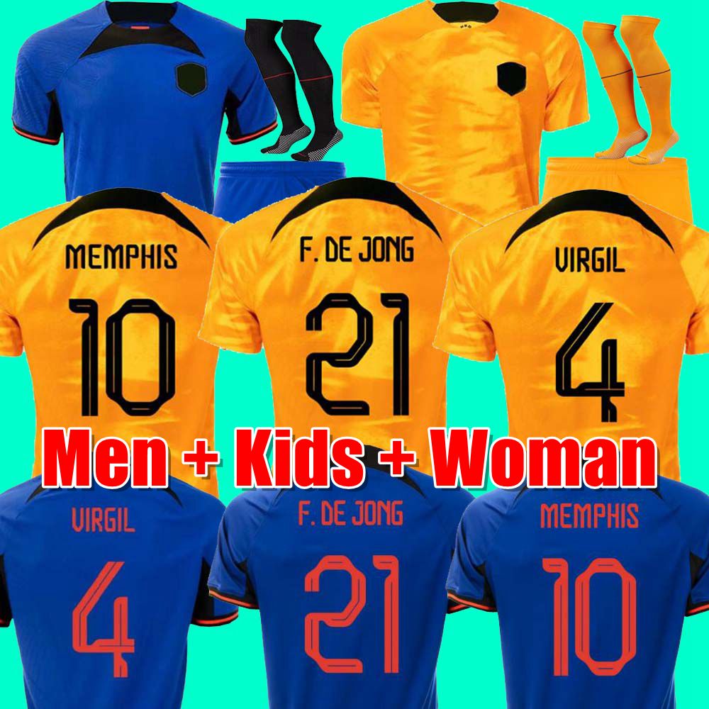 2022 Netherlands MEMPHIS soccer jersey DE JONG Holland DE LIGT WIJNALDUM VAN DIJK 22 23 football shirt Adult men kids kit DUMFRIES Woman KLAASSEN, Aldult home world cup
2022 Netherlands MEMPHIS soccer jersey DE JONG Holland DE LIGT WIJNALDUM VAN DIJK 22 23 football shirt Adult men kids kit DUMFRIES Woman KLAASSEN, Aldult home world cup