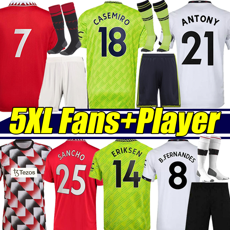 5XL 22/23 SANCHO soccer jerseys Fans Player ANTONY ERIKSEN B.FERNANDES MANS UTDS RASHFORD football shirt 2022 2023 men kids CASEMIRO Elanga VARANE MAGUIRE MARTINEZ, 22-23 home 
5XL 22/23 SANCHO soccer jerseys Fans Player ANTONY ERIKSEN B.FERNANDES MANS UTDS RASHFORD football shirt 2022 2023 men kids CASEMIRO Elanga VARANE MAGUIRE MARTINEZ, 22-23 home