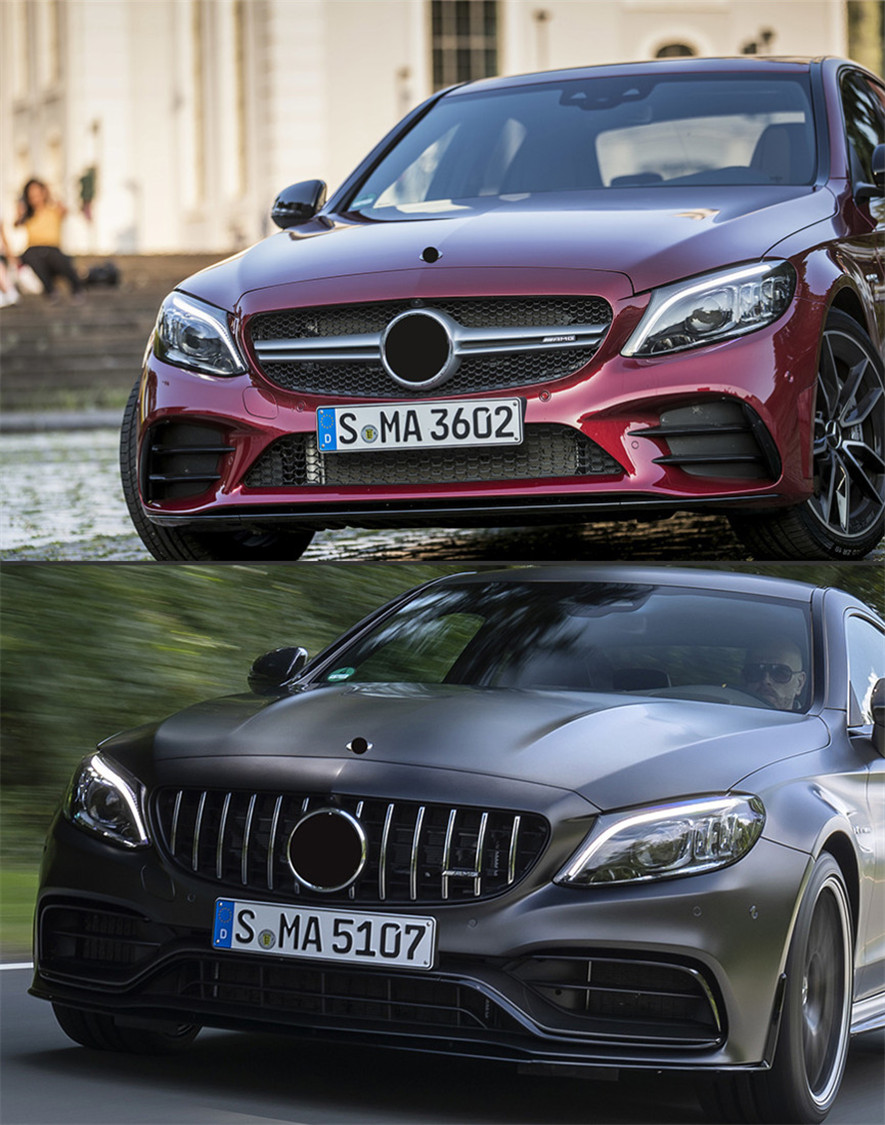 Car Headlights Assembly For Benz W205 C63 20 15-2021 C300 C260 Front Headlight Replacement DRL Daytime Light