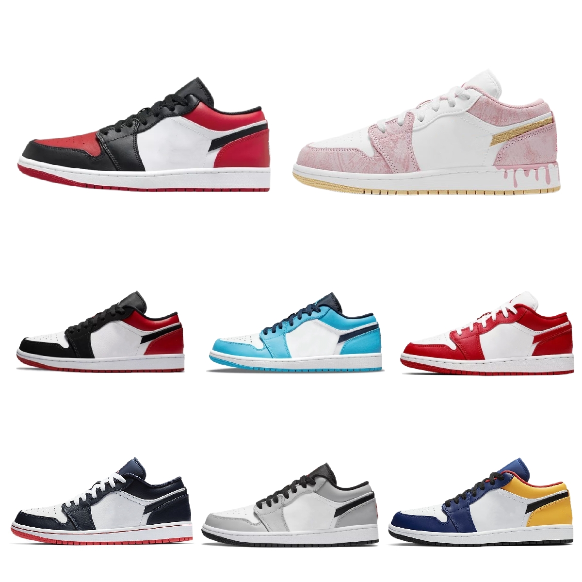 Classic 1 Low Basketball shoes Jumpmen mens womens Rred Black Toe UNC Gym Red Light Somke Grey Royal Yellow Paint Drip Obsidian Ember 1s Skate Shoe Sneakers EU36-45, #4 gym red
Classic 1 Low Basketball shoes Jumpmen mens womens Rred Black Toe UNC Gym Red Light Somke Grey Royal Yellow Paint Drip Obsidian Ember 1s Skate Shoe Sneakers EU36-45, #4 gym red