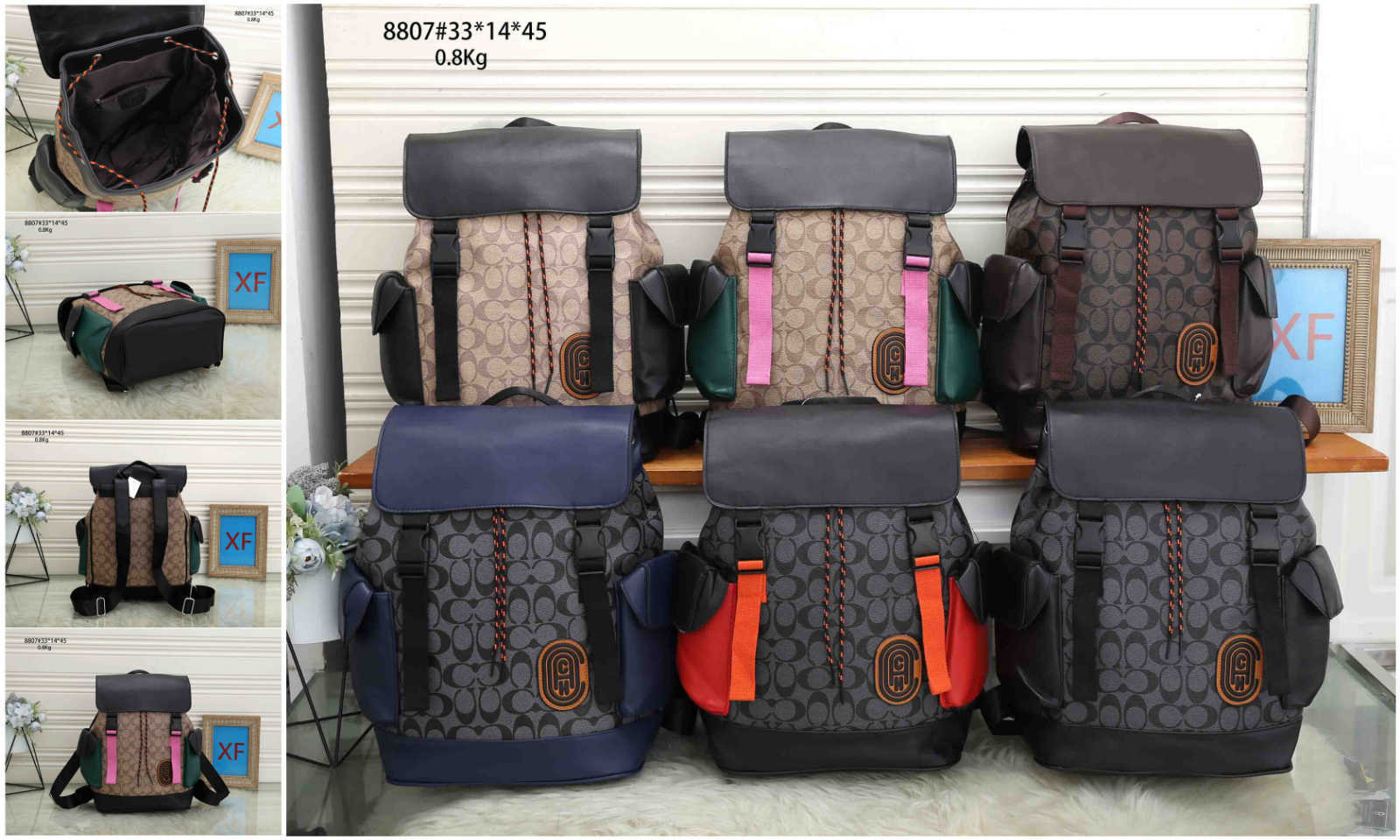 87 eyebrow trimmer coach retro women and men Backpack shoulders backpacks school bag Mountaineering traveling backpacks, As pic
87 eyebrow trimmer coach retro women and men Backpack shoulders backpacks school bag Mountaineering traveling backpacks, As pic