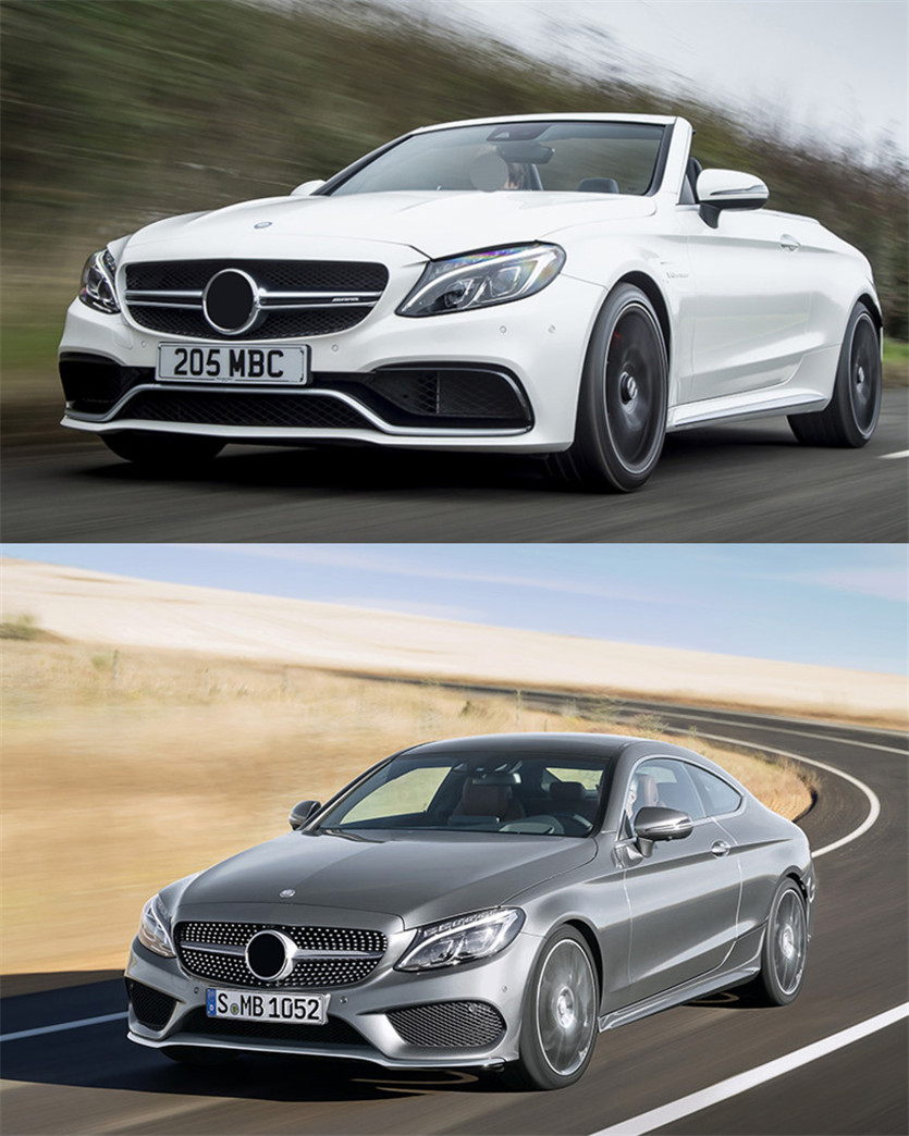 Car Head Lights Part For Benz W205 20 15-20 18 C300 C260 LED Turn Signal Daytime Lights Front Headlights High Beam