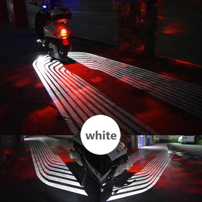 Motor Welcome Light Motorcycle LED Lights Modified Lamp SUV White Red Blue Projector Chassis Decor Motors Lighting Accessories