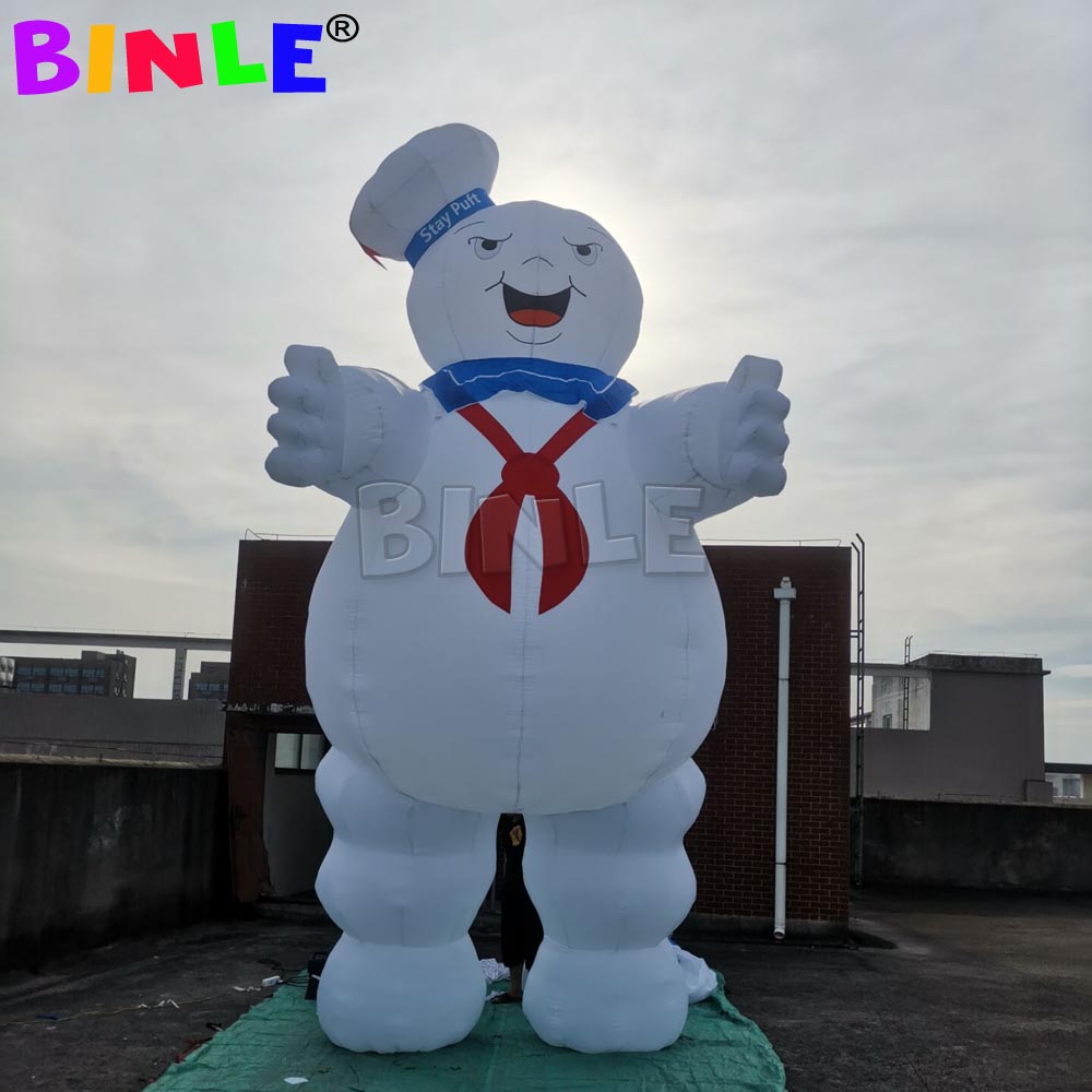 Halloween Decoration inflatable stay puft marshmallow man ghostbusters model for advertising
