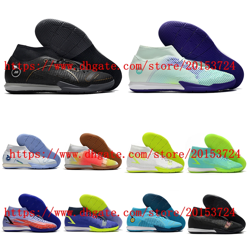Mens Soccer shoes Mercurial Superfly VIII Academy IC Cleats Indoor Football Boots Neymar Cristiano Ronaldo CR7 Scarpe Da Calcio, As picture 9
Mens Soccer shoes Mercurial Superfly VIII Academy IC Cleats Indoor Football Boots Neymar Cristiano Ronaldo CR7 Scarpe Da Calcio, As picture 9