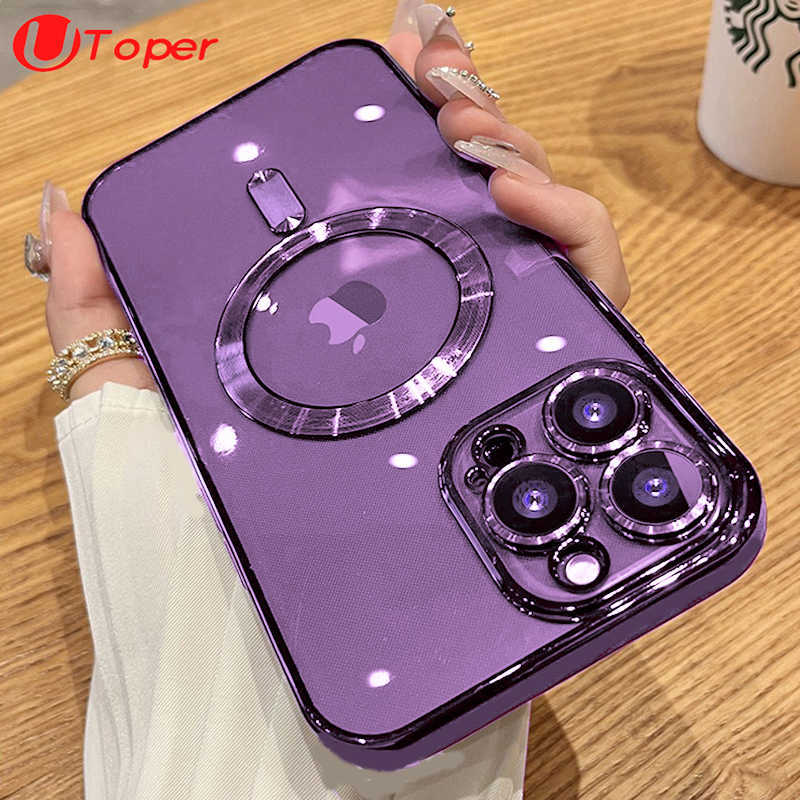 Cell Phone Cases Luxury Plating Magnetic Wireless Charge Case For iPhone 13 14 12 11 Pro Max XS Mini X XR 8 Plus Clear Soft Silicone funda Cover T220921, Green color
Cell Phone Cases Luxury Plating Magnetic Wireless Charge Case For iPhone 13 14 12 11 Pro Max XS Mini X XR 8 Plus Clear Soft Silicone funda Cover T220921, Green color