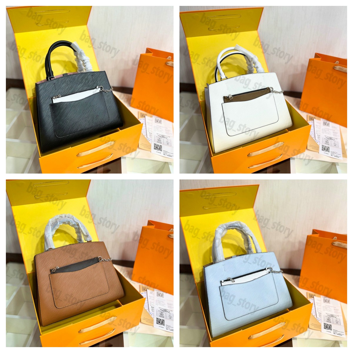 Marelle Tote Bag Vintage Handbag Women Multifunctional Epi Leather Shoulderbag M80688 Crossbody Hobo Luxury Fashion Totes with Small Card Holder Wallet Purse
Marelle Tote Bag Vintage Handbag Women Multifunctional Epi Leather Shoulderbag M80688 Crossbody Hobo Luxury Fashion Totes with Small Card Holder Wallet Purse
