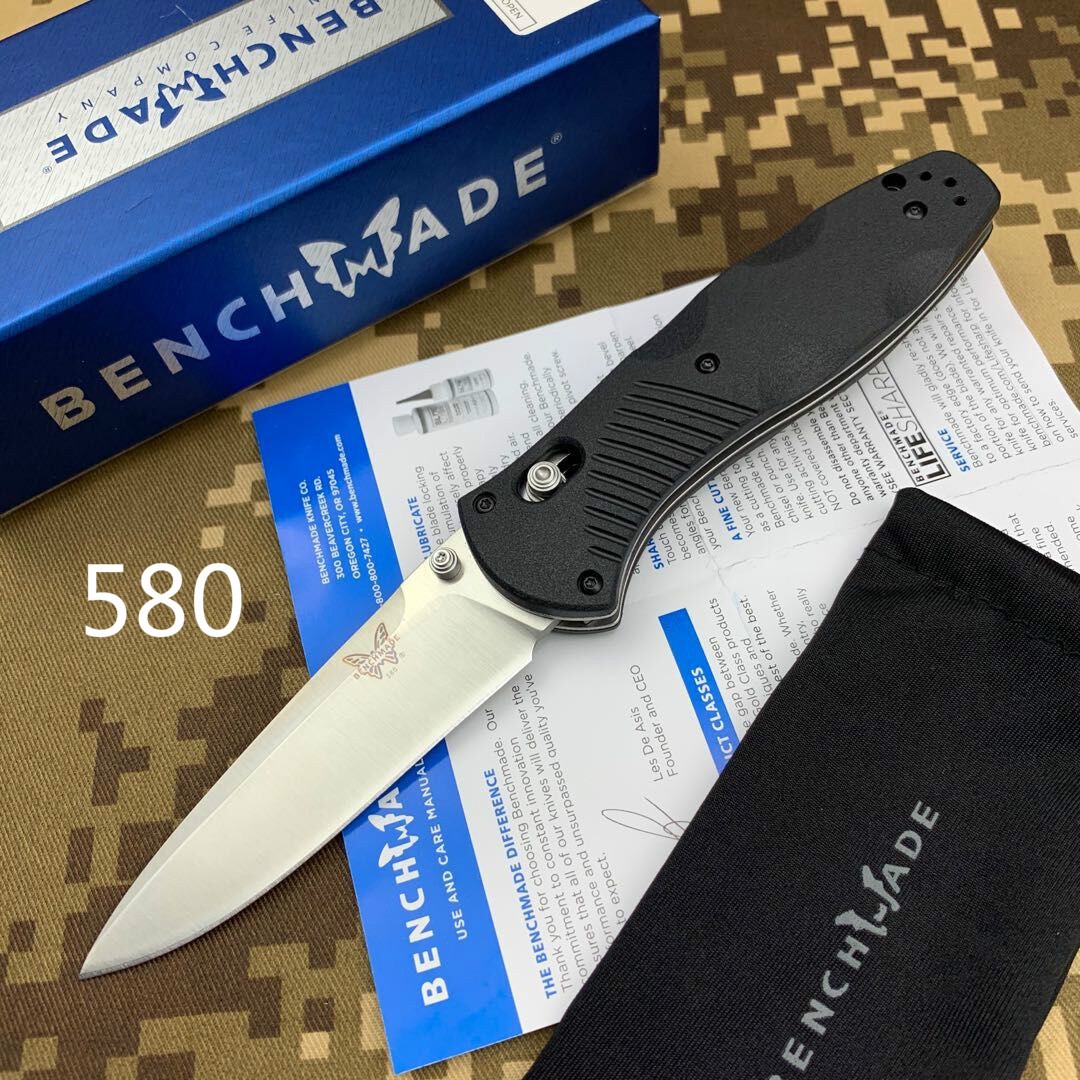 Benchmade Barrage A/O 580 Pocket Folding Knife 3.6" CPM-154CM Blade Blk Nylon Handles Tactical Hunting Everyday Carry Defense Knives BM 535 3300 9400
Benchmade Barrage A/O 580 Pocket Folding Knife 3.6" CPM-154CM Blade Blk Nylon Handles Tactical Hunting Everyday Carry Defense Knives BM 535 3300 9400
