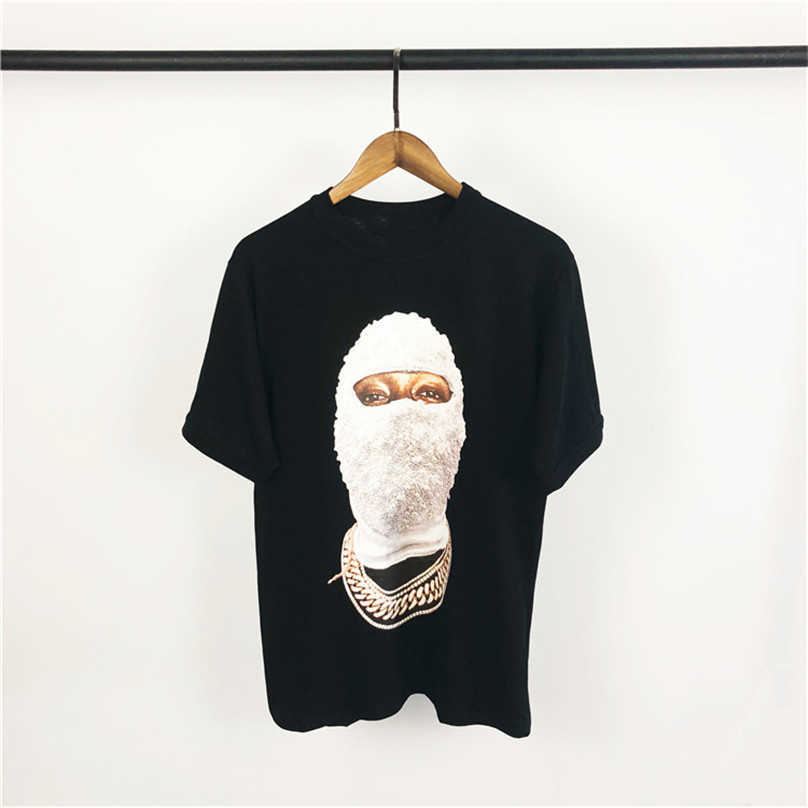 Men's T-Shirts 2022ss IH NOM UH NIT Mask T-shirt Men Women High Quality Pearl Man Graphic IH NOM UH NIT Tee Cotton Tops Summer Short Seve 0926H22