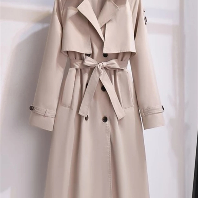 Women' Trench Coats Women Autumn Long Trench Coat Double Breasted Slim Female Outwear Fashion Windbreaker Loose Casual Korean Style Chic Clothing 220924, Khaki
Women' Trench Coats Women Autumn Long Trench Coat Double Breasted Slim Female Outwear Fashion Windbreaker Loose Casual Korean Style Chic Clothing 220924, Khaki